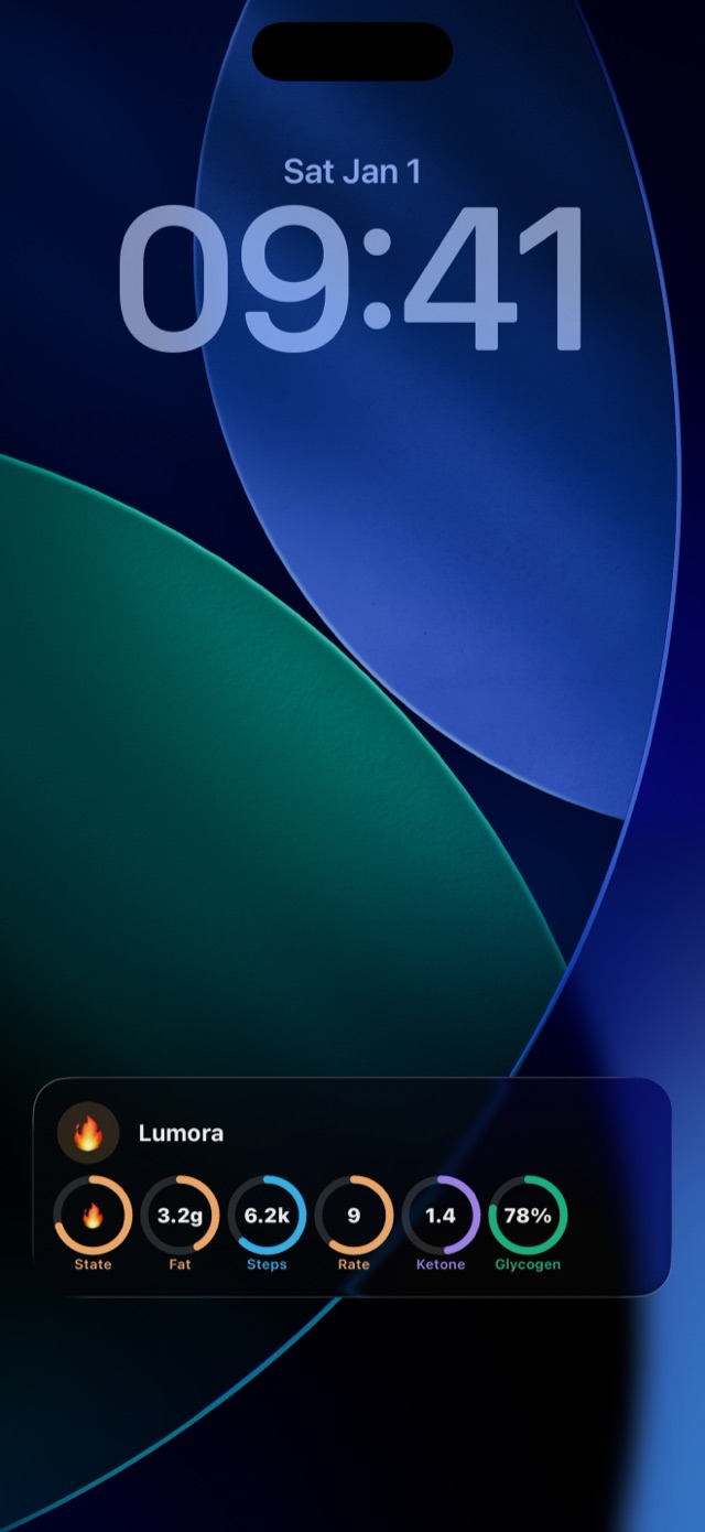 Lumora — Kilit ekranı widget'ı